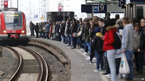 German Rail Strike Affects Passenger Trains